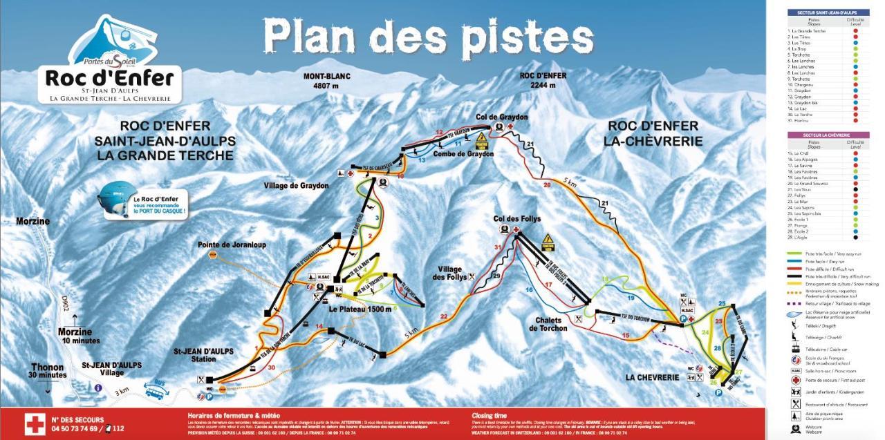 Relai S11 Grand Et Lumineux Studio Avec Coin Montagne 4-6 Pers, Wifi, 30M Des Pistes, Grand Balcon, Draps Non Compris Saint-Jean-dʼAulps Kültér fotó